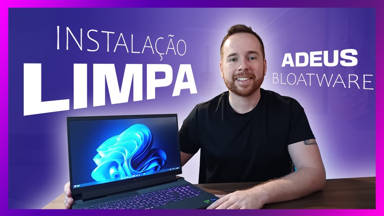 Bloatware NUNCA MAIS! Instalação LIMPA e AUTOMATIZADA do Windows. Seu HD/SSD Agradece!