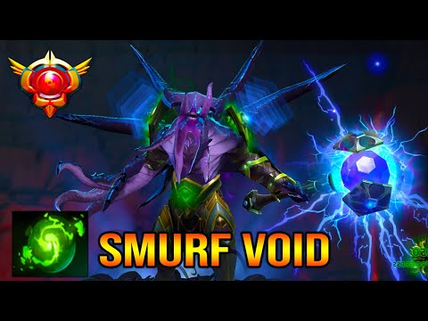 SMURF VOID [ Faceless Void ] ULTRA BEYOND SAVAGE - DOTA 2 GAMEPLAY