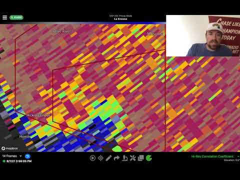 CONFIRMED DAMAGING TORNADO in southwestern WI earlier! A radar breakdown from 15 minutes ago