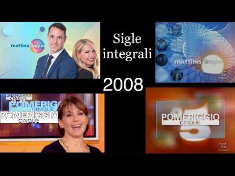 Sigle Mattino 5/Pomeriggio 5 integrali 2008 (Speciale 700 iscritti)