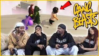 He's ALWAYS Running From A Fight! - Gang Beasts Gameplay