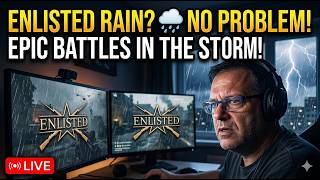 A Rainy Day, A Cup of Coffee, and Some EPIC Enlisted Battles! ☕🌧️