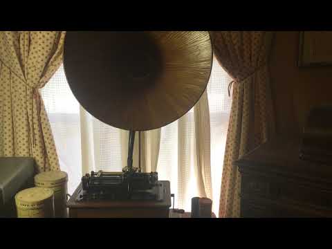 Rosy Cheeks Edison Blue Ambrol 5354 Late 1920's