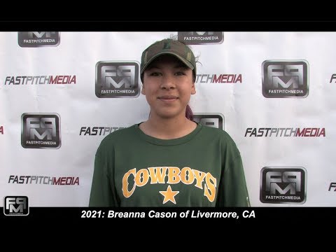 2021 Breanna Cason Outfield and Third Base Softball Skills Video