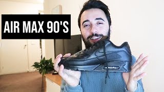 Nike Air Max 90s Essential & Leather // Sneaker Unbox & Review