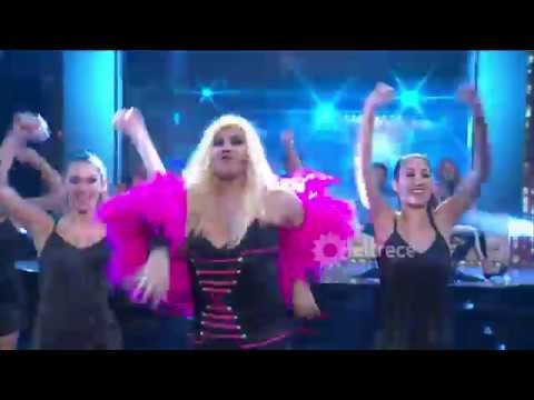 ¡Imitó a Susana Giménez y desplegó un gran show!