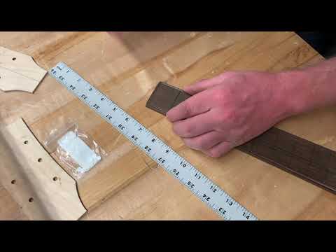 How to Build an Acoustic Guitar - Fretboard