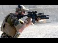 Shooting M4 Carbine at range in Afghanistan