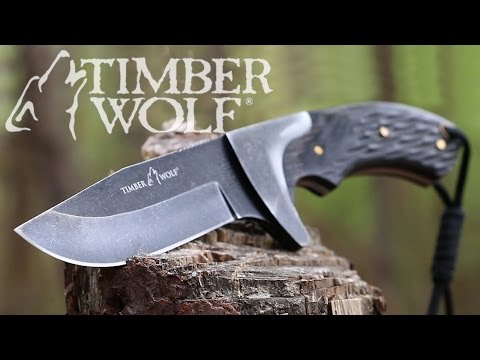 Timber Wolf Eagle Ridge Knife with Sheath