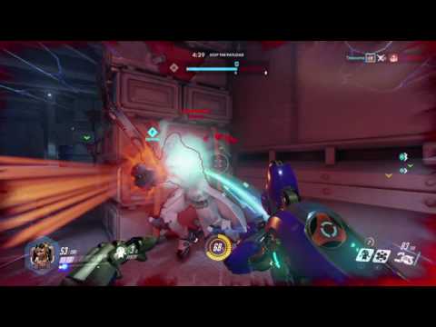 Overwatch Summer Games 2016 MP pt10 - Nail-Biting Symmetra Defense gameplay