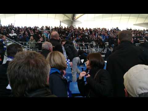 HSV - Bayern (3.5.2014) - Polizeieinsatz in Block 22C