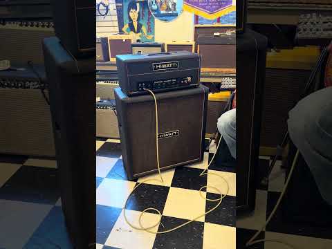 HiWatt DR103 head and SE4123 4x12 cab 1973 - black image 21