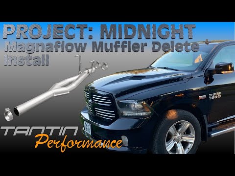 Magnaflow Muffler Delete Install on My 13 Ram 1500 (Best Mod Yet)
