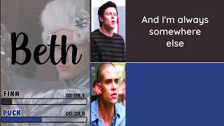 Glee - Beth | Line Distribution + Lyrics