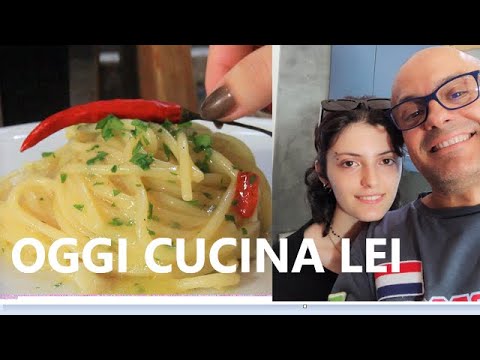LA PRIMA VOLTA CHE MIA FIGLIA CUCINA spaghetti aglio olio e peperoncino PERFETTI