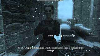 Visit the College of Winterhold - Riverwood Misc Quest - Elder Scrolls 5 Skyrim