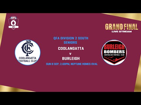 LIVE QFA Division 2 South Seniors Grand Final - Coolangatta v Burleigh