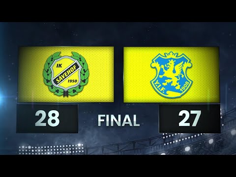 Hanbollsligan FINAL - IK Sävehof vs. Ystads IF HF - Game 1 Highlights - Men's Playoffs
