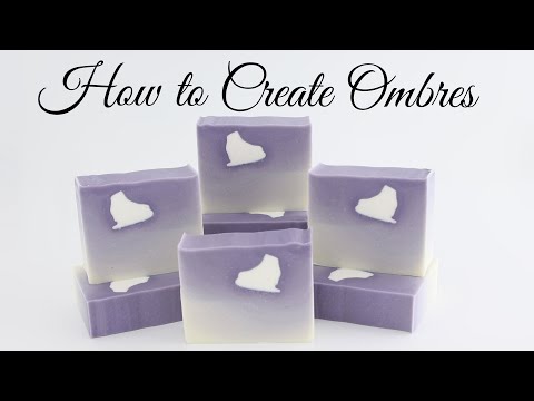 How to Create a 2-Color Ombre in Cold Process Soap