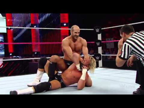 WWE  Oct. 20, 2014 Dolph Ziggler vs. Cesaro continues
