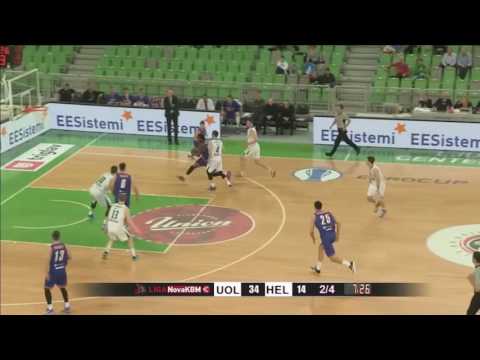 Union Olimpija - Helios Suns 105:54 (4. krog, Liga Nova KBM za prvaka)