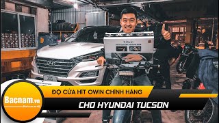 Hyundai Tucson trắng độ lên Cửa Hít điện Owin Sang trọng và lịch lãm
