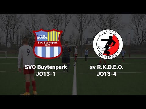 SVO JO13-1 vs sv R.K.D.E.O. JO13-4 (hele wedstrijd) [4K@50]