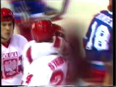 OG 1988 Calgary Icehockey Poland vs France