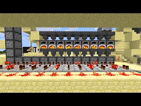 Fully automatic high-speed oven in Minecraft!  - Minecraft Redstone Tutorial