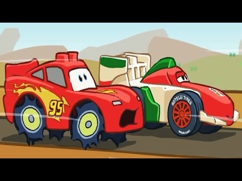Lightning McQueen VS Francesco Bernoulli Final Race! - Disney Cars Cartoon Lego Games