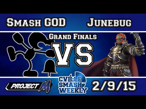 Cville Smash - VGz | Smash G0d (G&W) Vs VGz | Junebug (Ike,Ganonf) - Grand Finals - Project M