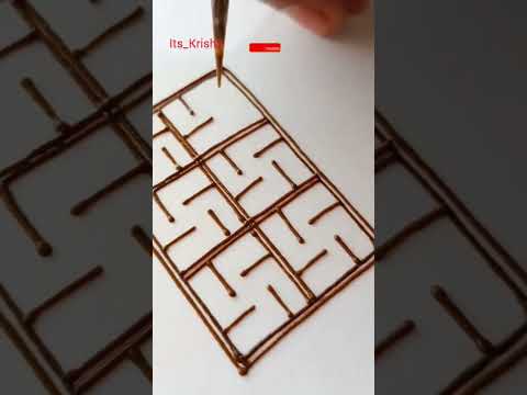 Class -19 Learn How to draw swastik in mehndi #its_krishu #mehndi #bridalmehndi #shorts #fyp