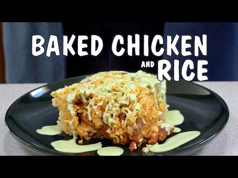 How to Make Egyptian Fusion Food: Baked Chicken and Rice Recipe w/ Green Sauce | The Egyptian Cook