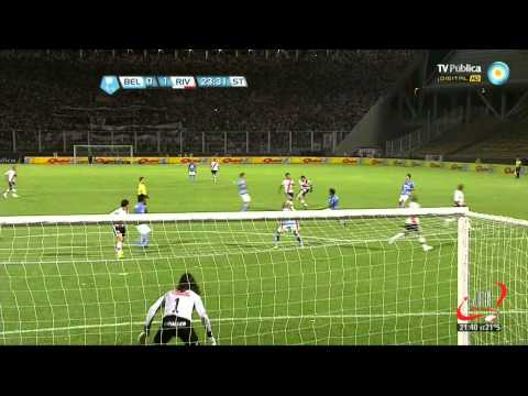 GOLAZO DE VANGIONI - BELGRANO 1 RIVER 2 - FECHA 1 (10 02 2013)