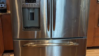 GE refrigerator evaporator fan testing in diagnostic mode