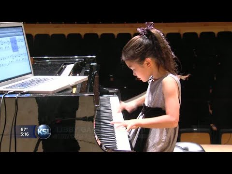 7-Year Old Pianist Elizabeth Zhang on KSL-TV