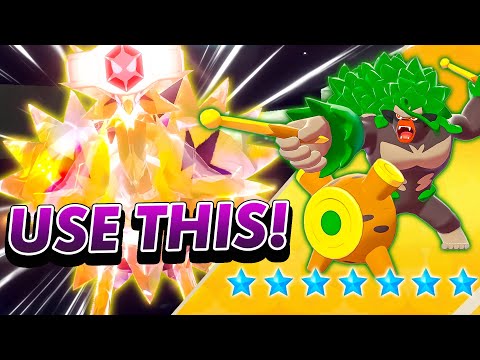 How to EASILY Beat 7 Star RILLABOOM Tera Raid EVENT in Pokemon Scarlet and Violet