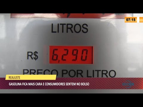 Preço da gasolina continua subindo e afeta motoristas 07 06 2021