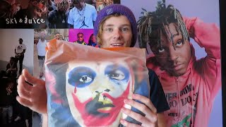 Juice WRLD GOLD MYSTERY BOX OPENING | 999 Club Merch!