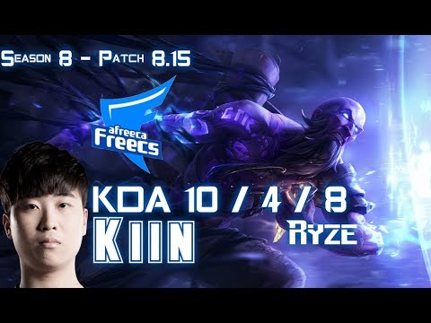 AFs Kiin RYZE vs KENNEN Top - Patch 8.15 KR Ranked