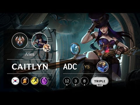 Caitlyn ADC vs Ezreal - KR Challenger Patch 9.11
