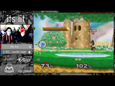 IT'S LIT SSBM - Slox [W] (Falco) vs. RNG | Swedish Delight [L] (Sheik) - Smash Melee Grand Finals