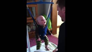 Dad Chokes Baby Laughs