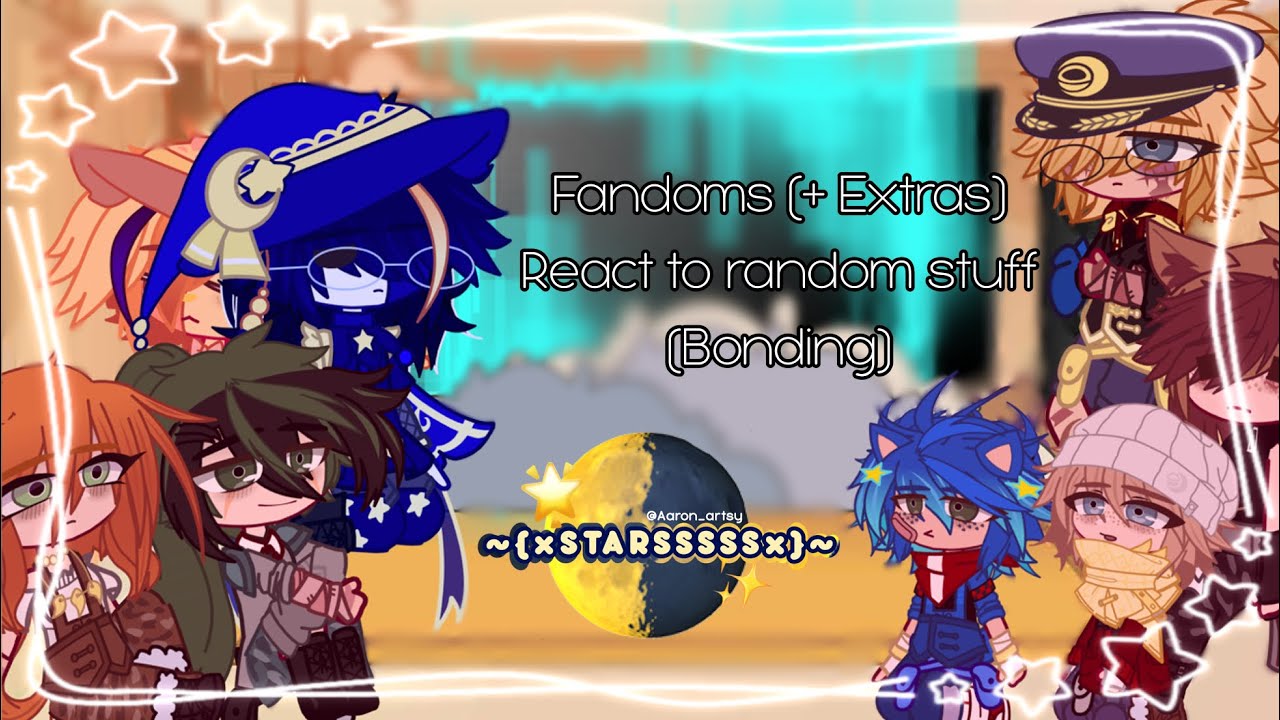 Fandoms (+Extras) react to random stuff. #gacha #fnaf #homealone #poppyplaytime #mha #sonic