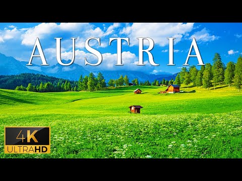 FLYING OVER AUSTRIA (4K UHD) - Peaceful Music With Stunning Beautiful Nature Film For Relaxation