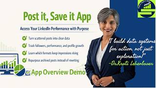 Download lagu Access your LinkedIn performance with a purpose: Post it, Save it App Demo mp3