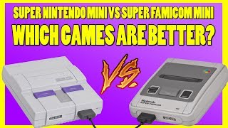 Super Nintendo Mini vs Super Famicom Mini ! -  SNES Games- Top Hat Gaming Man