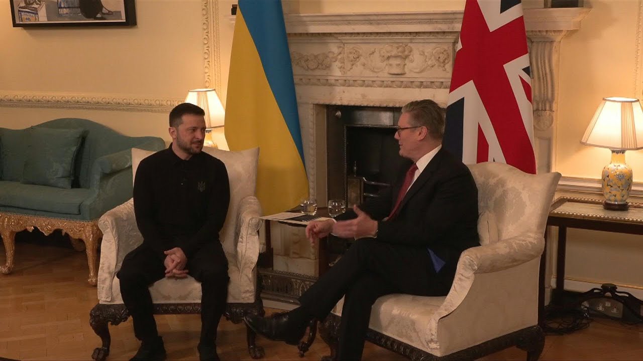 Volodymyr Zelensky rencontre Keir Starmer à Downing Street | AFP Images