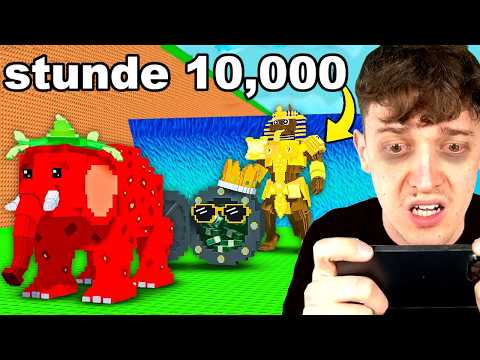 Ich habe 10.000 STUNDEN verbracht in Escape Tsunami for Brainrots...