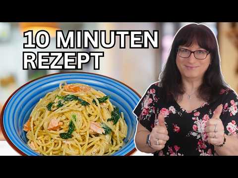 Cremige Lachs-Spinat-Spaghetti - Dein neues Lieblings-Abendessen?